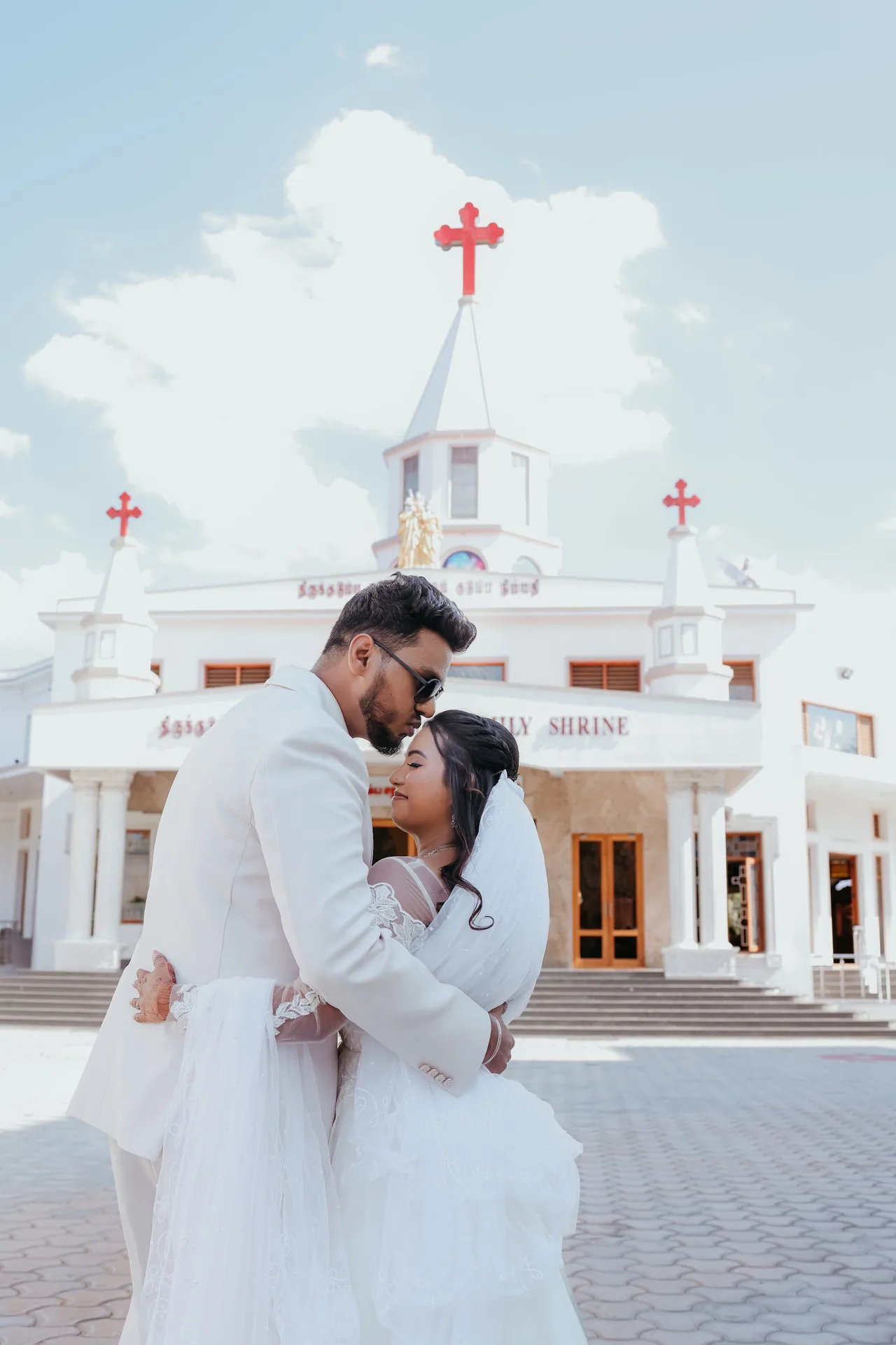 A Christian wedding at Holy Family Shrine — Christian Wedding in Chennai