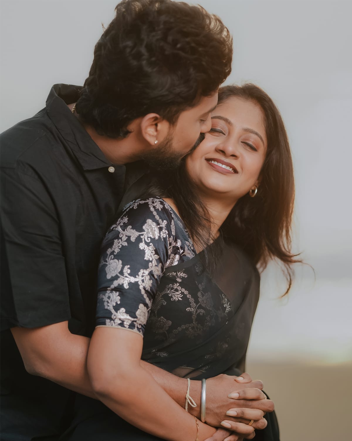 A wedding couple photographed by LNC Photography in Chennai